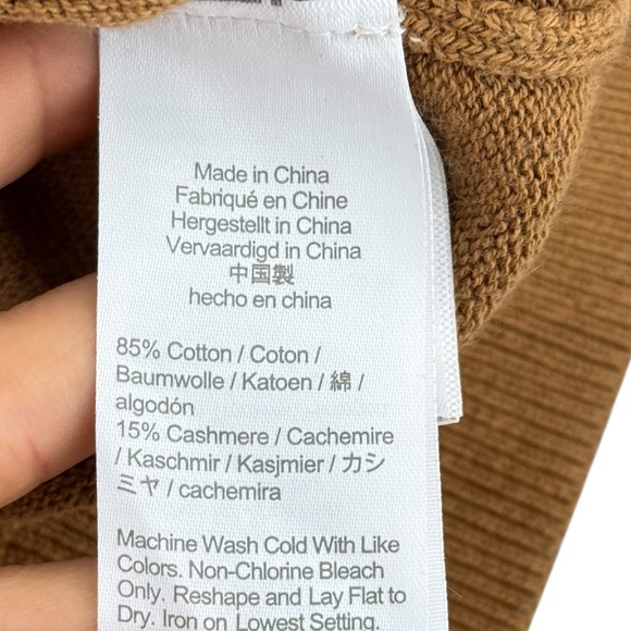 J.Crew Camel Knit Crewneck Sweatshirt - Picture 4 of 4